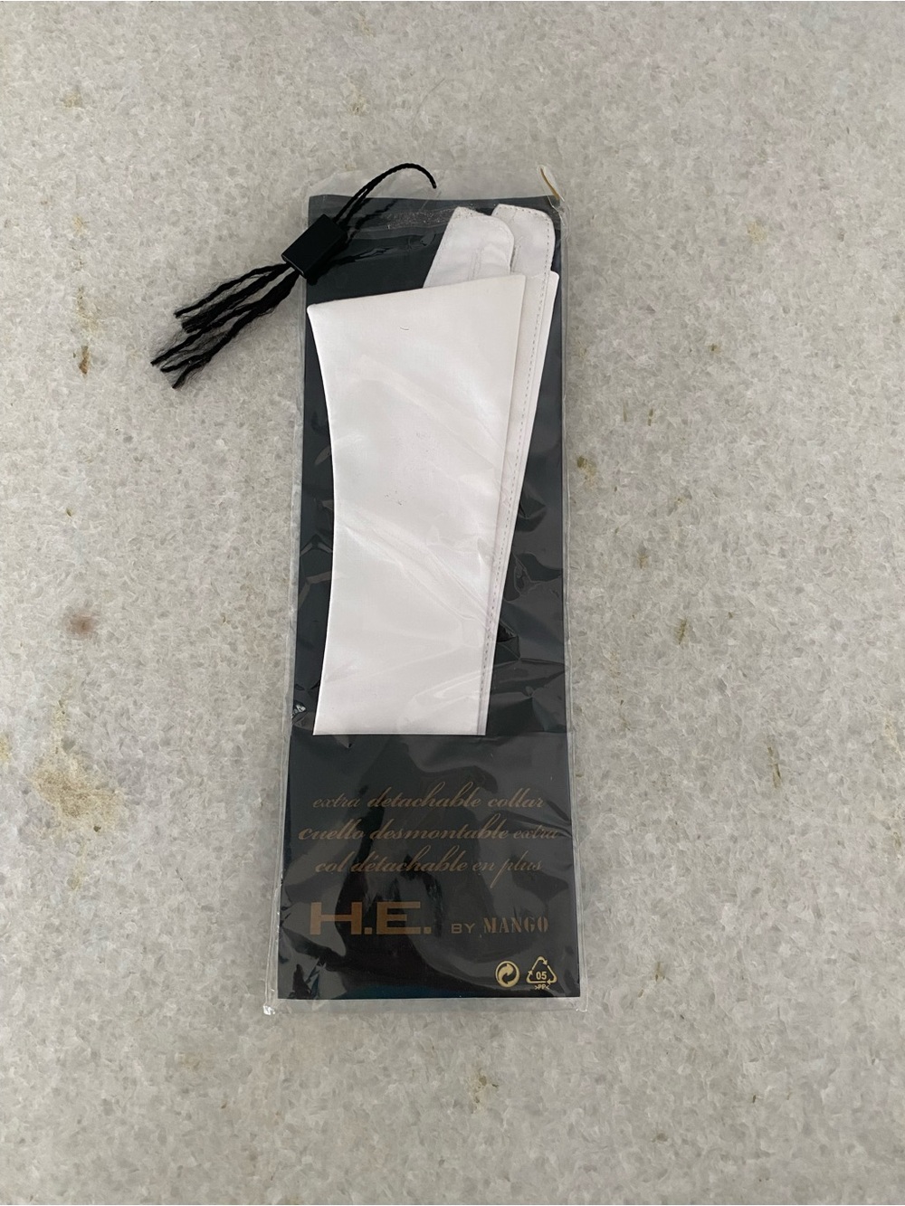 H.E. By Mango extra White Detachable Dress Shirt Collar NWOT